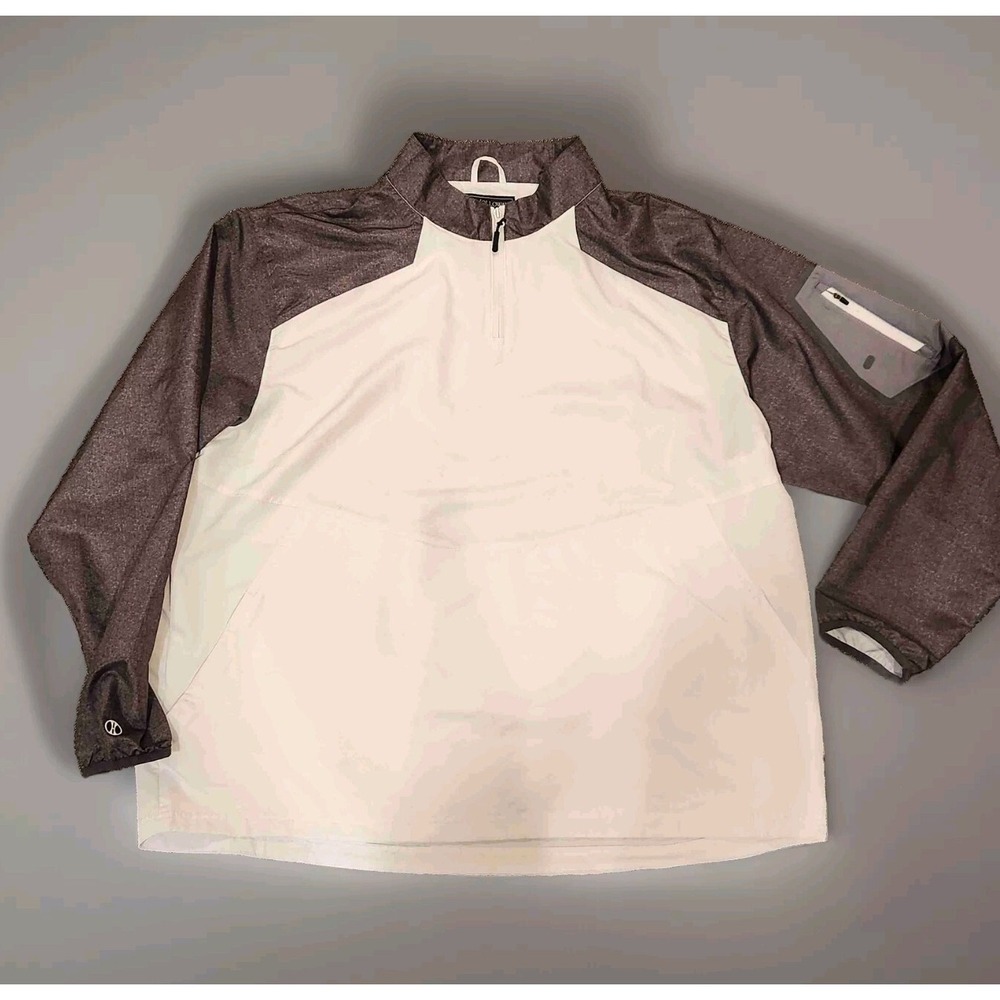 Holloway Lightweight Windbreaker Jacket Pocket On Sleeve Mens XXL